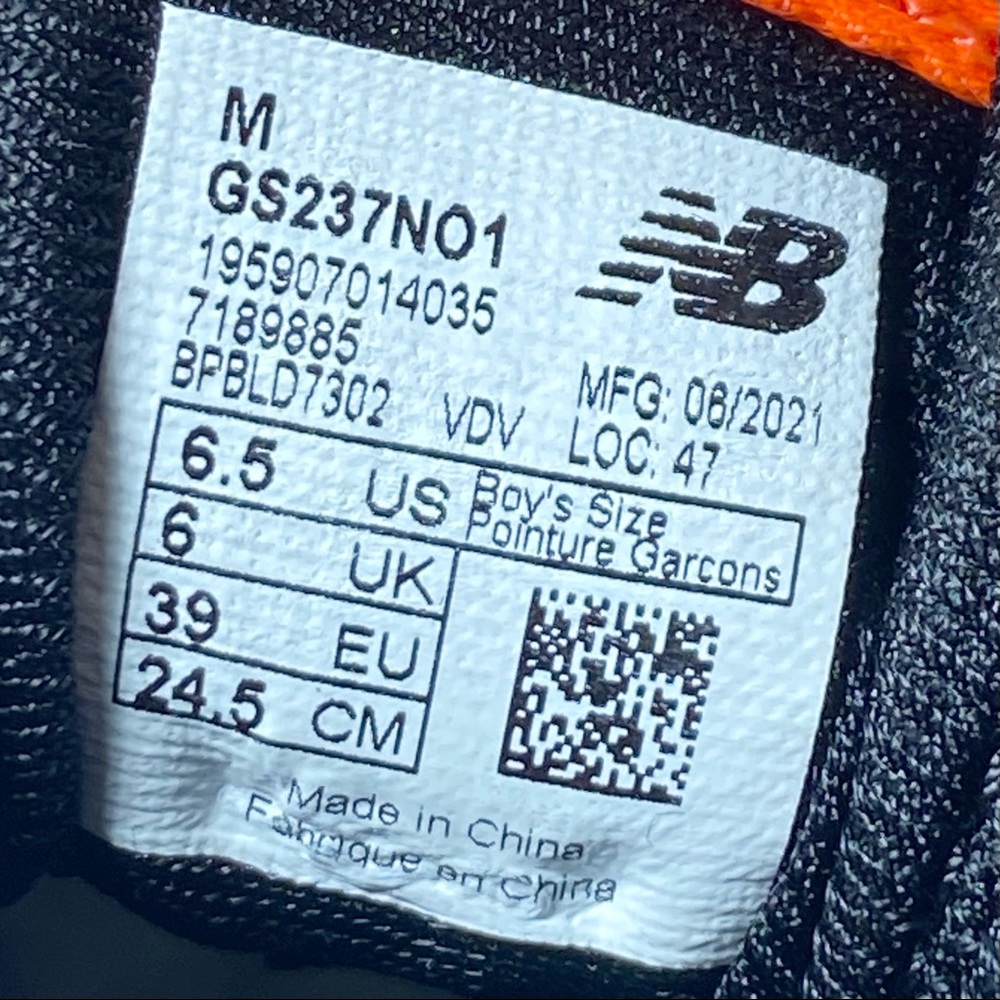 New Balance 237 Running Shoes Men’s/Youth Size 6.5 Women’s Sz. 8 NIB Vintage - Picture 11 of 11